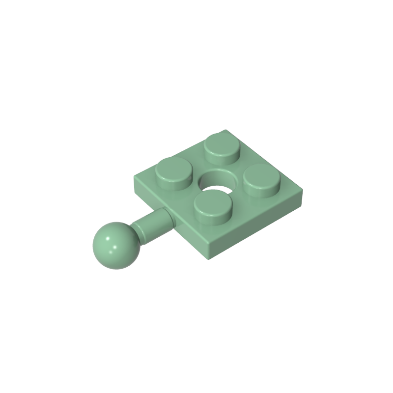 15456 | Plate, Modified 2 x 2 with Tow Ball and Hole