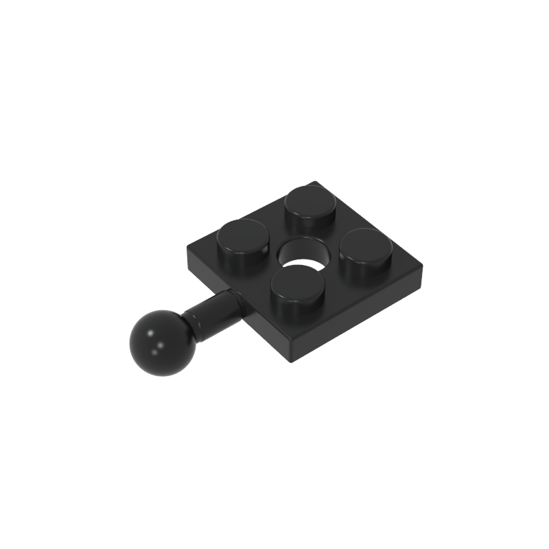 15456 | Plate, Modified 2 x 2 with Tow Ball and Hole