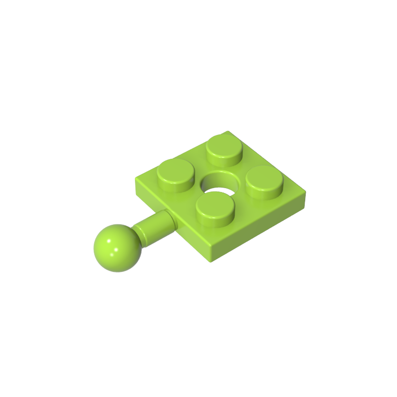 15456 | Plate, Modified 2 x 2 with Tow Ball and Hole