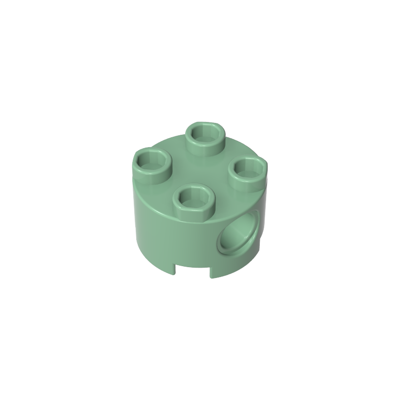 17485 | Brick, Round 2 x 2 with Pin Holes
