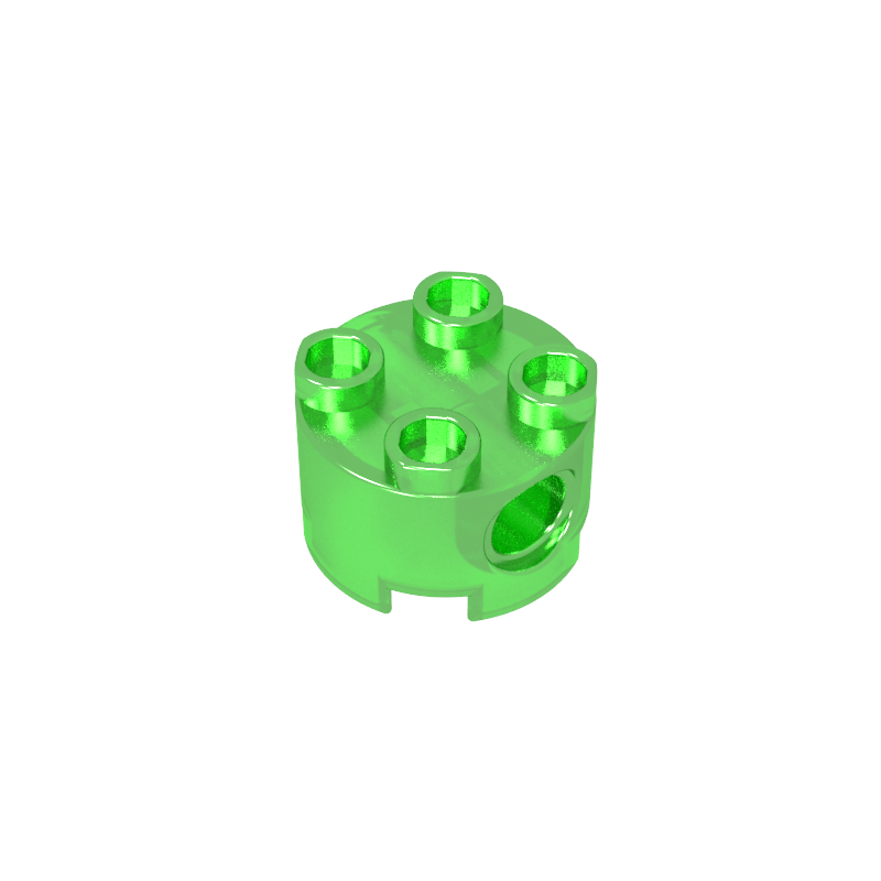 17485 | Brick, Round 2 x 2 with Pin Holes
