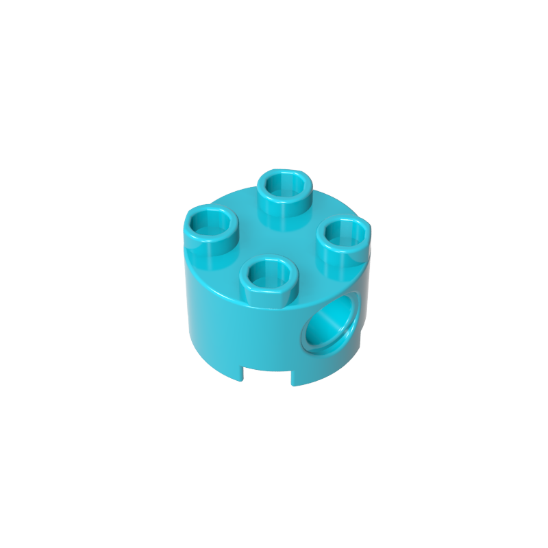 17485 | Brick, Round 2 x 2 with Pin Holes