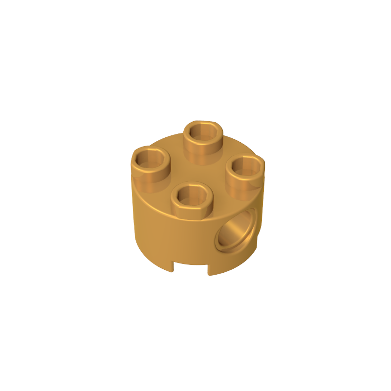 17485 | Brick, Round 2 x 2 with Pin Holes