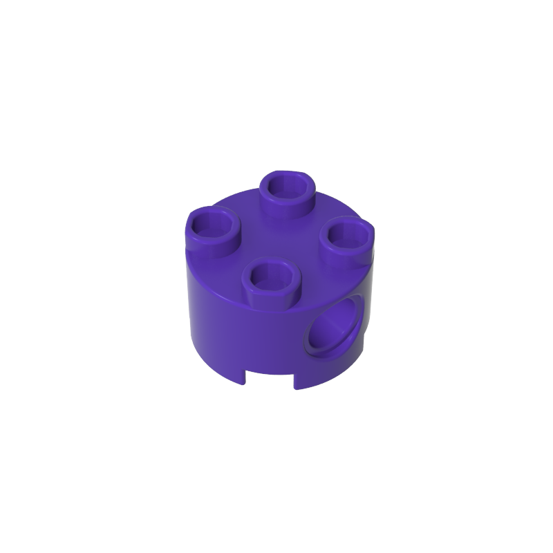 17485 | Brick, Round 2 x 2 with Pin Holes