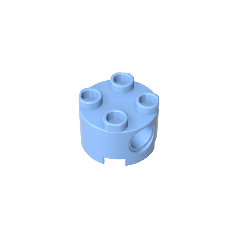 17485 | Brick, Round 2 x 2 with Pin Holes