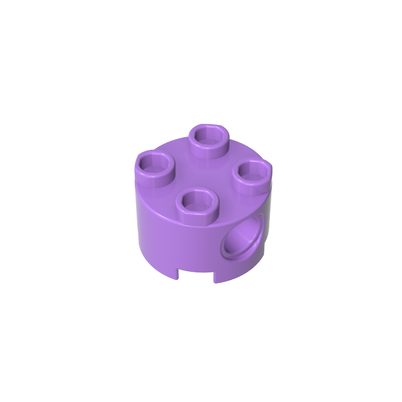 17485 | Brick, Round 2 x 2 with Pin Holes