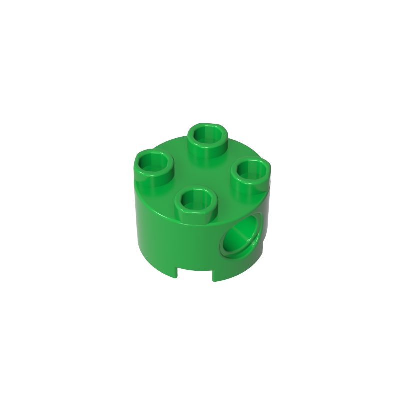 17485 | Brick, Round 2 x 2 with Pin Holes