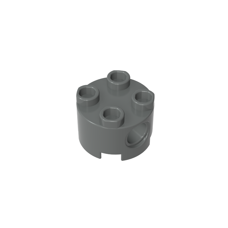 17485 | Brick, Round 2 x 2 with Pin Holes