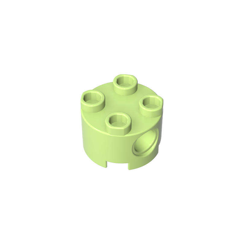 17485 | Brick, Round 2 x 2 with Pin Holes