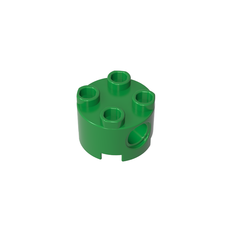 17485 | Brick, Round 2 x 2 with Pin Holes