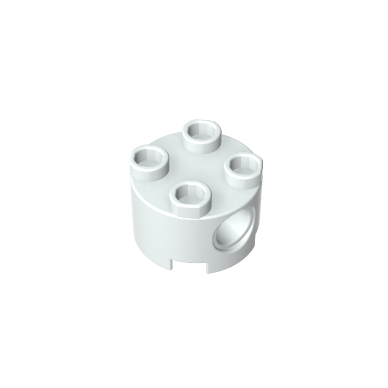 17485 | Brick, Round 2 x 2 with Pin Holes
