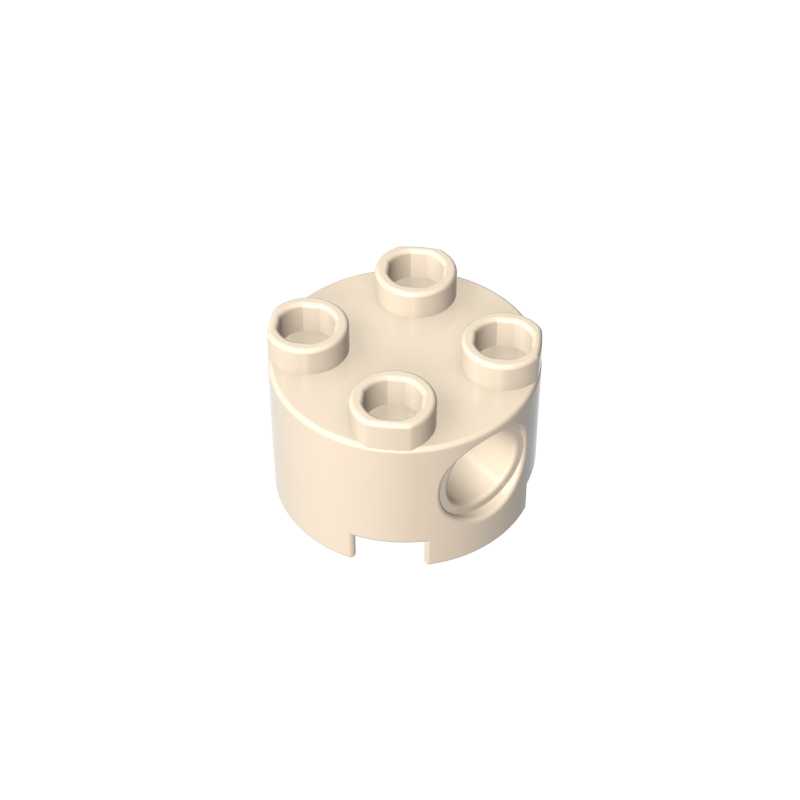 17485 | Brick, Round 2 x 2 with Pin Holes