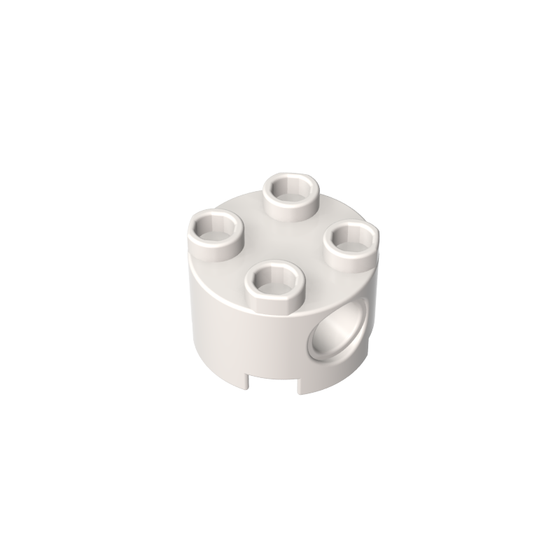 17485 | Brick, Round 2 x 2 with Pin Holes