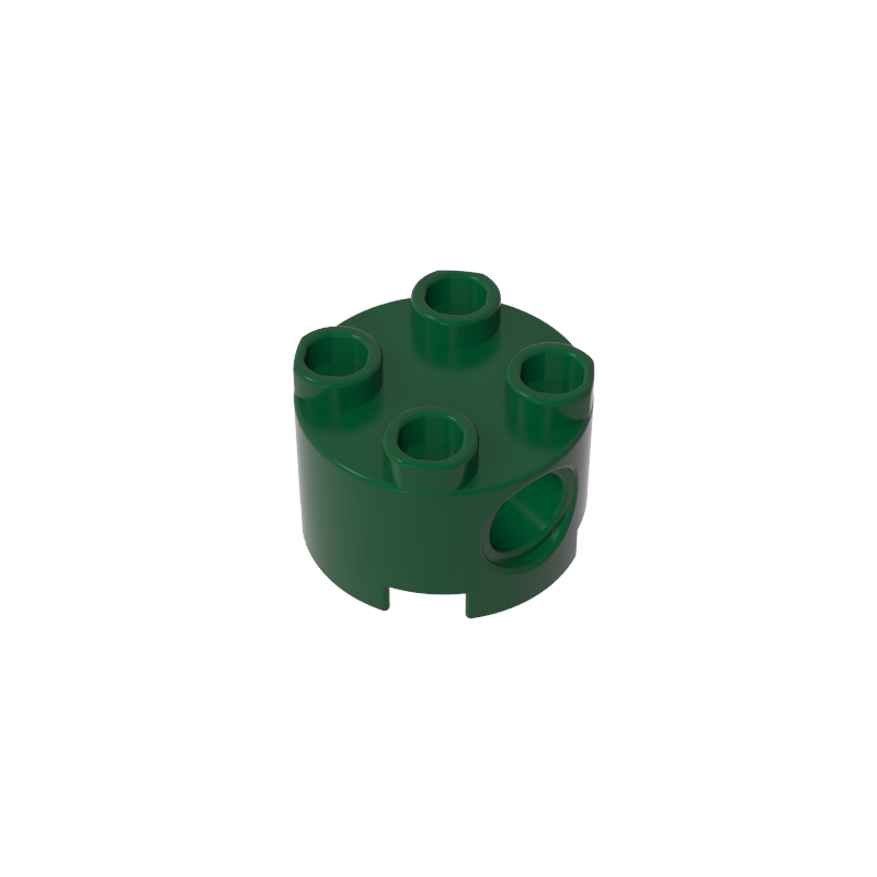 17485 | Brick, Round 2 x 2 with Pin Holes