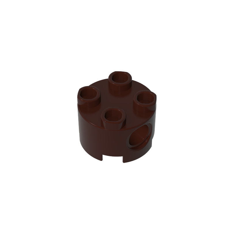 17485 | Brick, Round 2 x 2 with Pin Holes