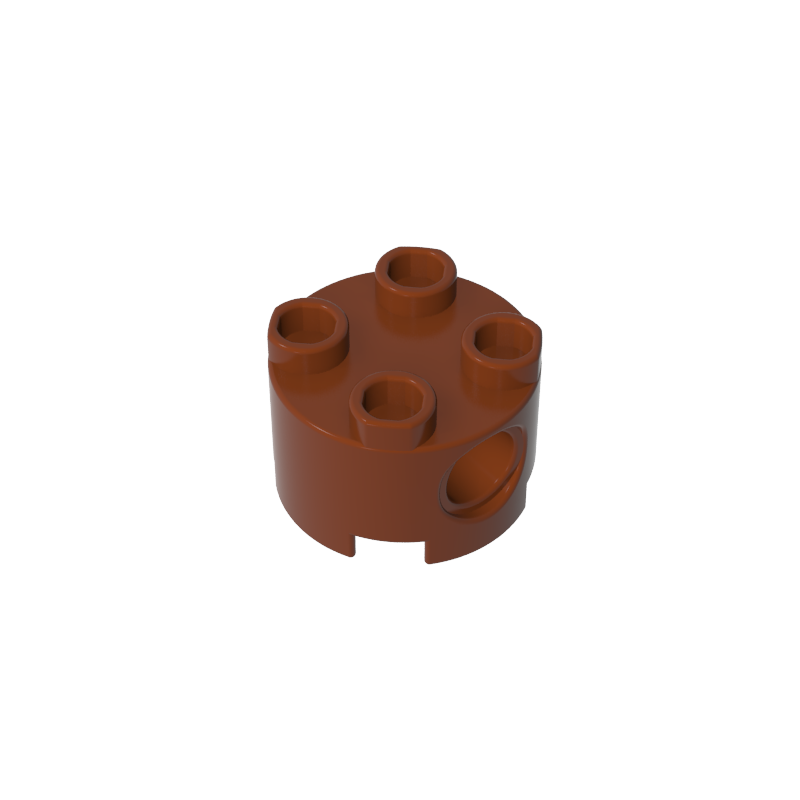 17485 | Brick, Round 2 x 2 with Pin Holes