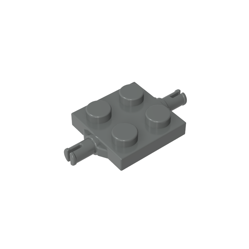 4600 | Plate, Modified 2 x 2 with Wheels Holder