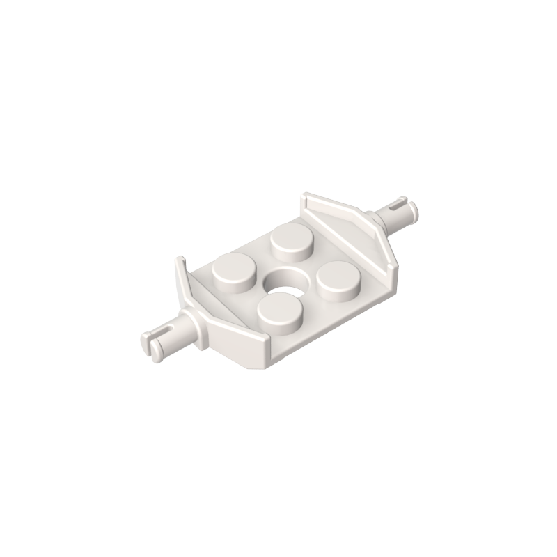 6157 | Plate, Modified 2 x 2 with Wheels Holder Wide and Hole