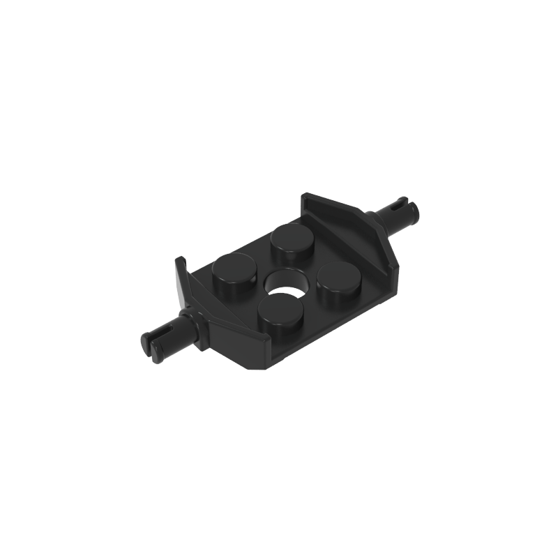 6157 | Plate, Modified 2 x 2 with Wheels Holder Wide and Hole