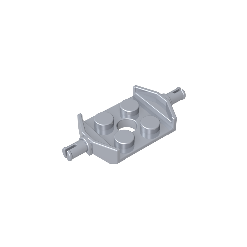 6157 | Plate, Modified 2 x 2 with Wheels Holder Wide and Hole