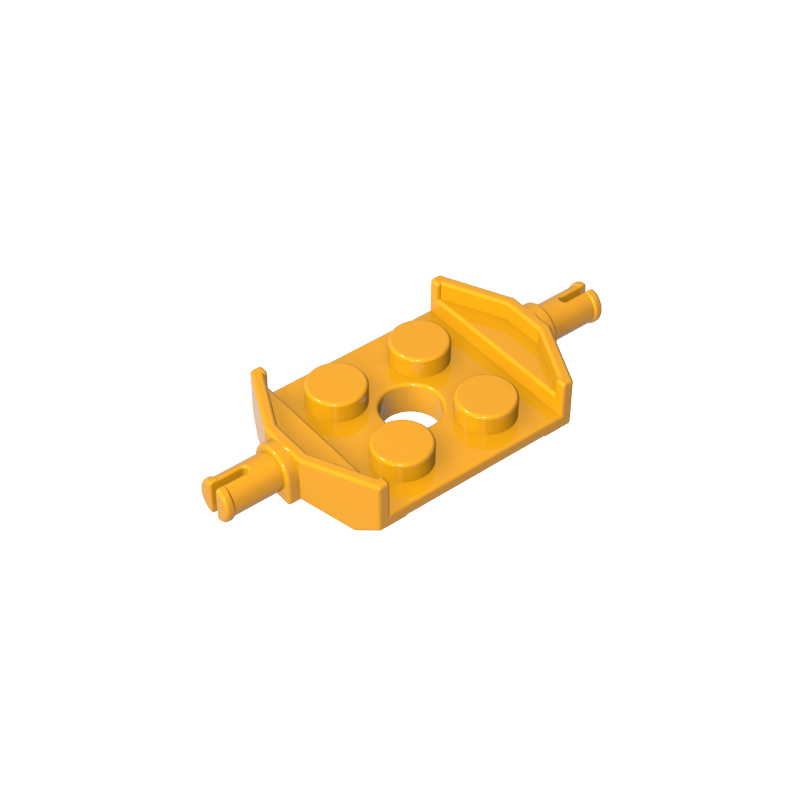 6157 | Plate, Modified 2 x 2 with Wheels Holder Wide and Hole