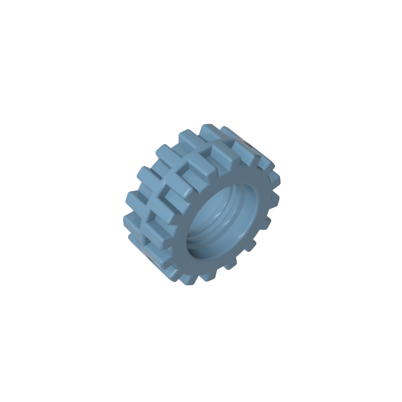 87414 | Tire & Tread 15mm D. x 6mm Offset Tread Small