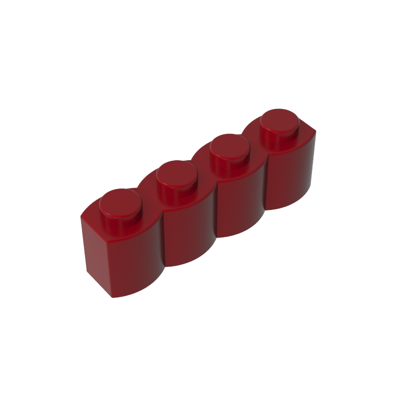30137 | Brick, Modified 1 x 4 with Log Profile