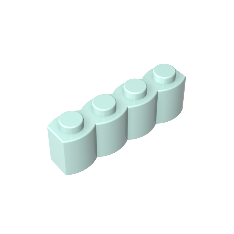 30137 | Brick, Modified 1 x 4 with Log Profile