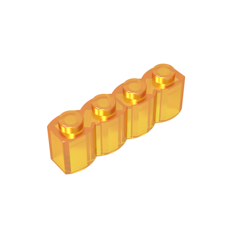 30137 | Brick, Modified 1 x 4 with Log Profile