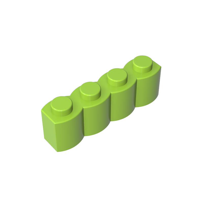 30137 | Brick, Modified 1 x 4 with Log Profile