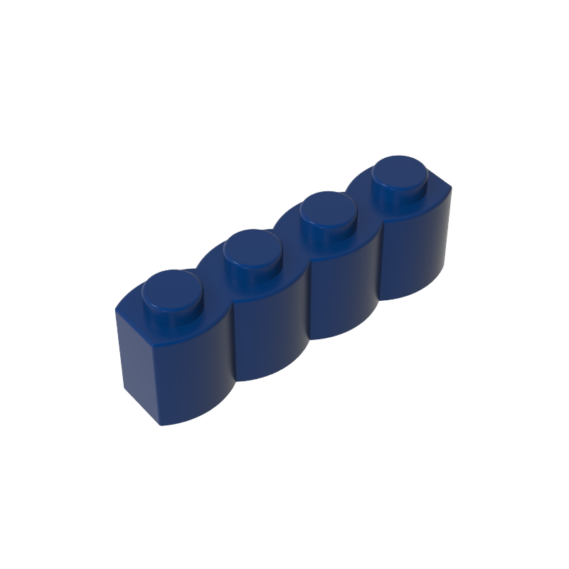 30137 | Brick, Modified 1 x 4 with Log Profile
