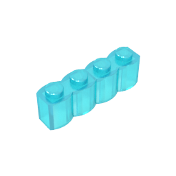 30137 | Brick, Modified 1 x 4 with Log Profile