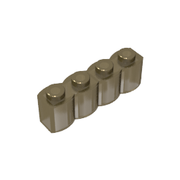 30137 | Brick, Modified 1 x 4 with Log Profile