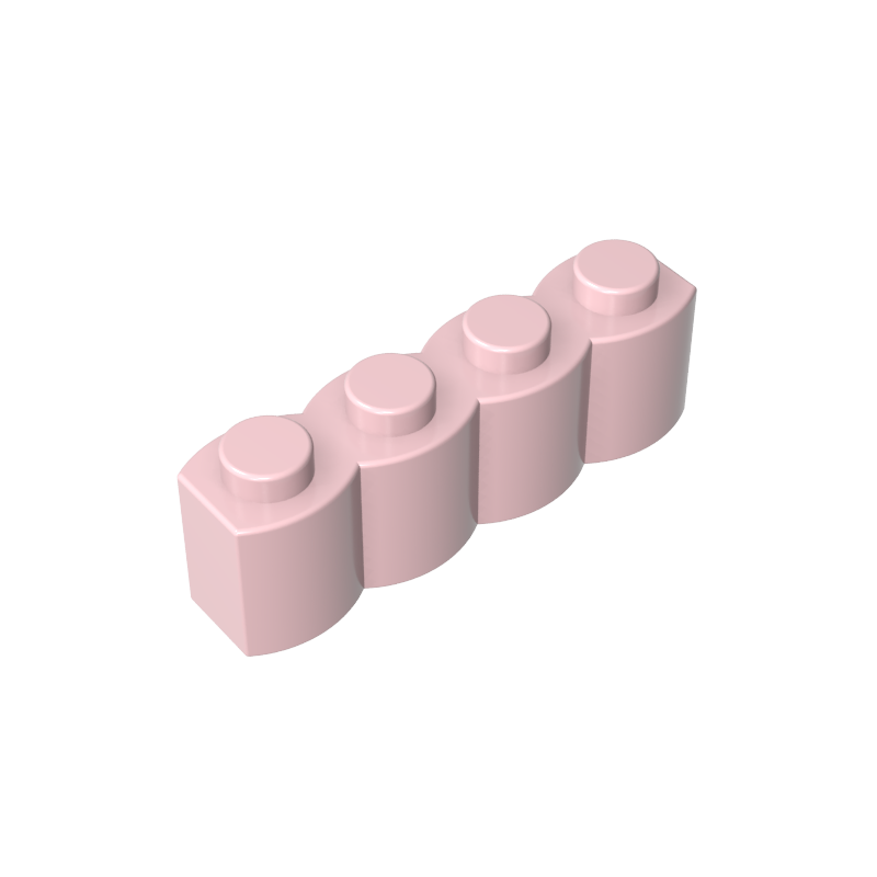 30137 | Brick, Modified 1 x 4 with Log Profile