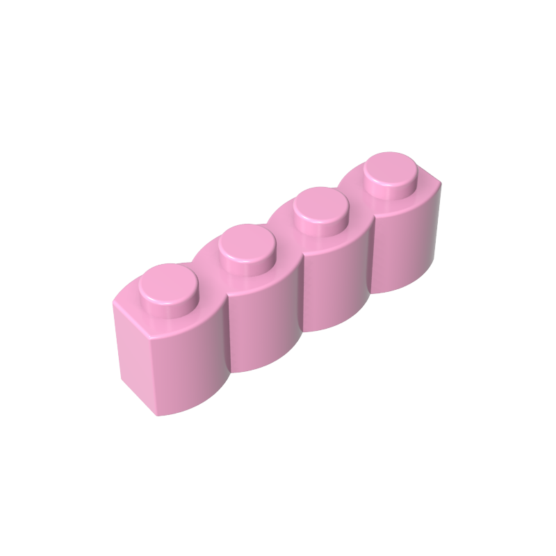 30137 | Brick, Modified 1 x 4 with Log Profile