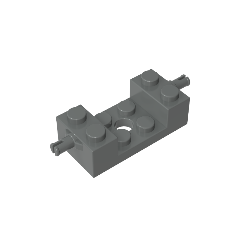 18892 | Brick, Modified 2 x 4 with Wheels Holder with 2 x 2 Cutout and Hole
