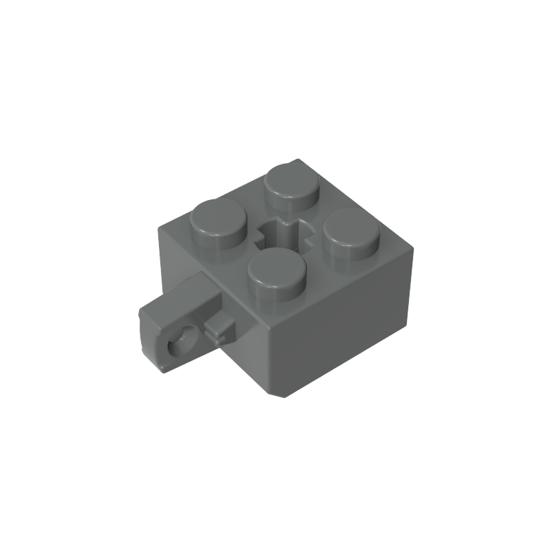 30389b | Hinge Brick 2 x 2 Locking with 1 Finger Vertical without Axle Hole