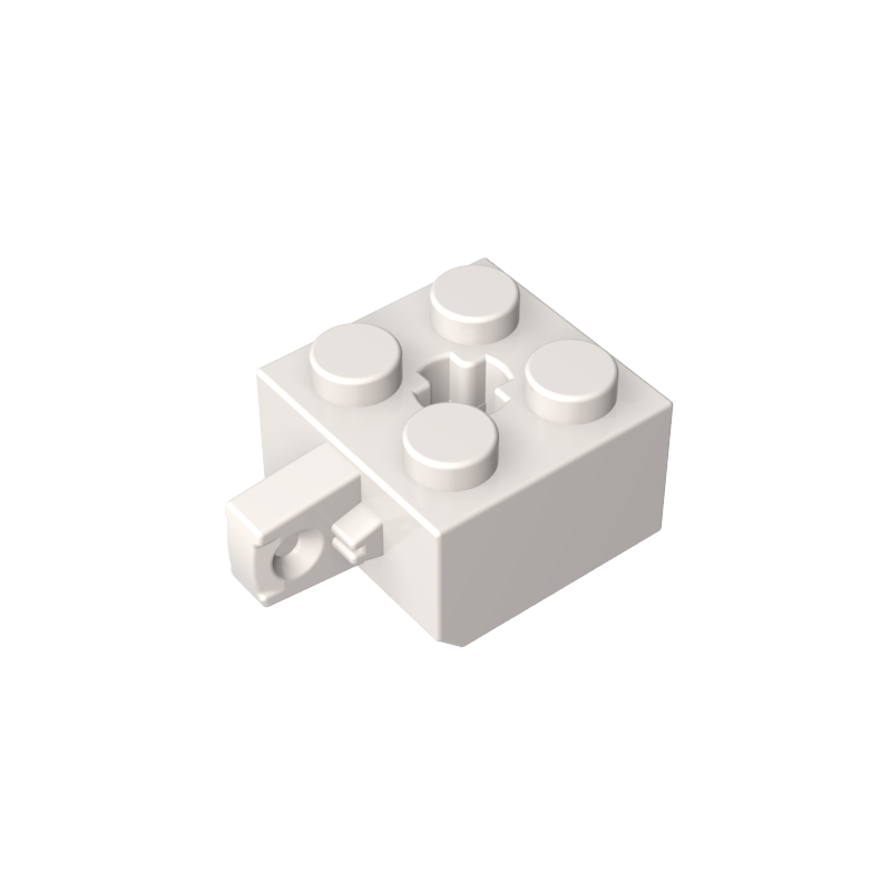30389b | Hinge Brick 2 x 2 Locking with 1 Finger Vertical without Axle Hole