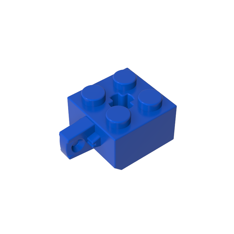 30389b | Hinge Brick 2 x 2 Locking with 1 Finger Vertical without Axle Hole