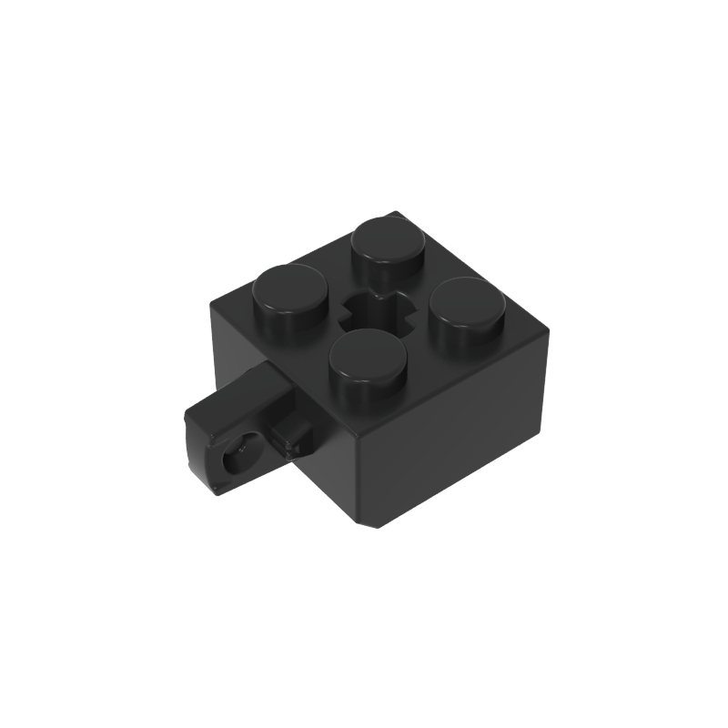 30389b | Hinge Brick 2 x 2 Locking with 1 Finger Vertical without Axle Hole