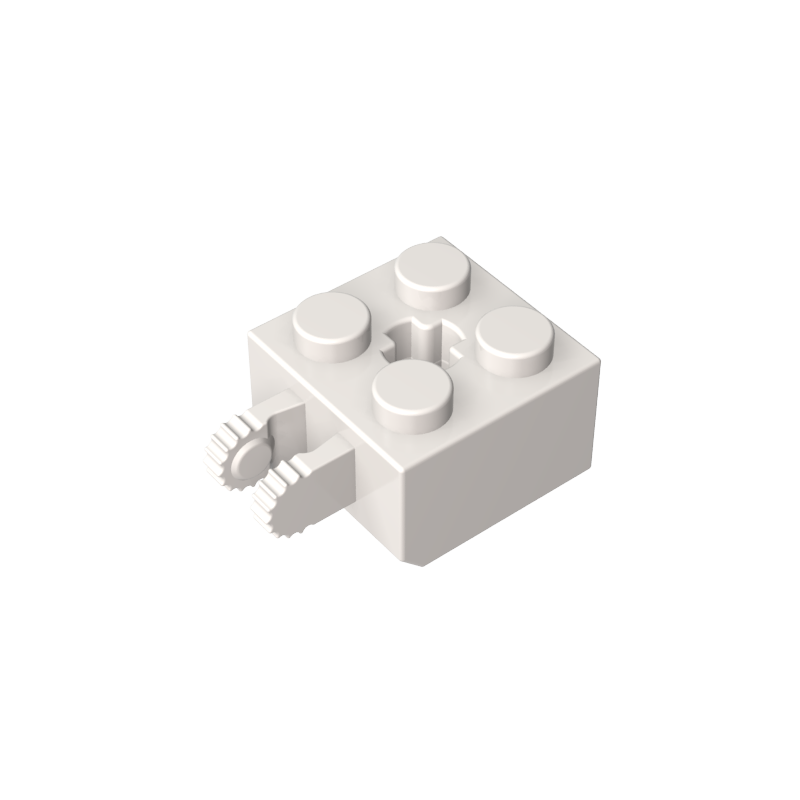 40902 | Hinge Brick 2 x 2 Locking with 2 Fingers Vertical and Axle Hole