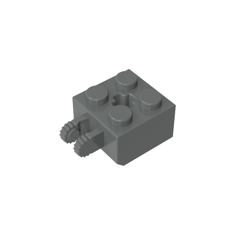 40902 | Hinge Brick 2 x 2 Locking with 2 Fingers Vertical and Axle Hole