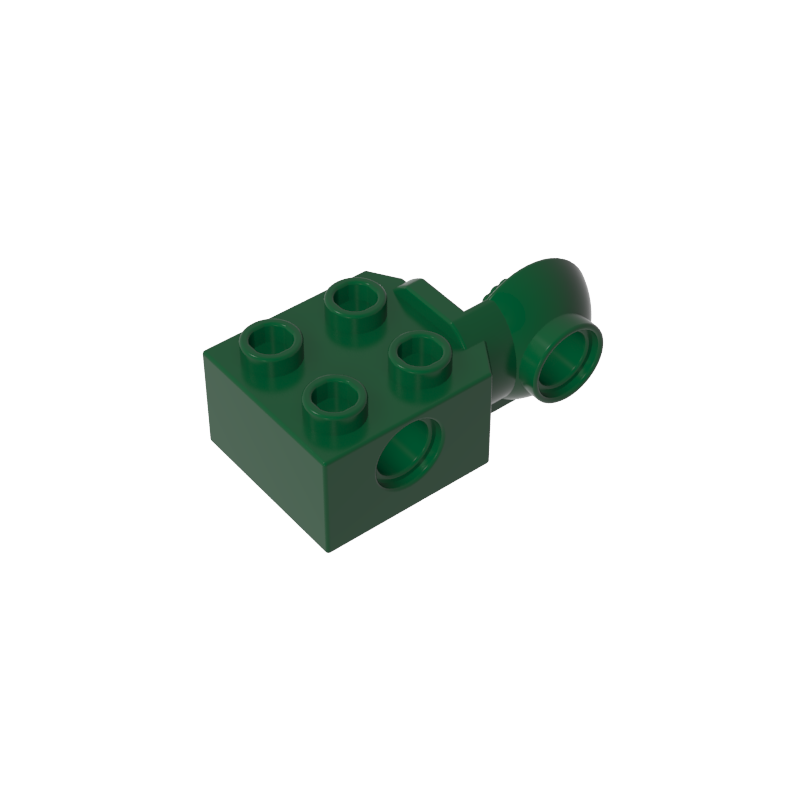 48171 | Technical Brick Modified 2 x 2 with Pin Hole and Rotation Joint Ball Half Vertical