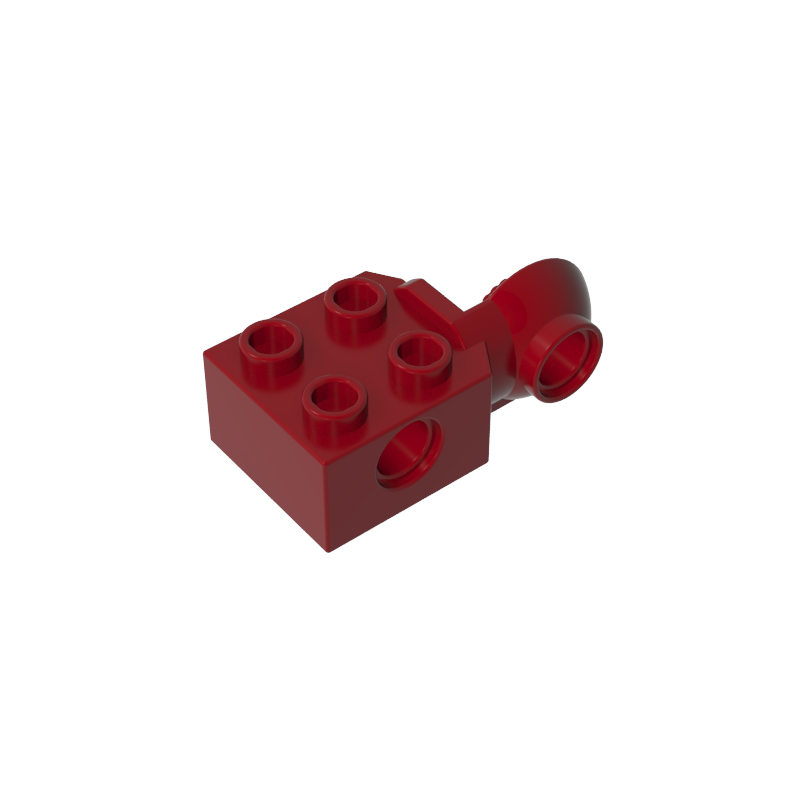 48171 | Technical Brick Modified 2 x 2 with Pin Hole and Rotation Joint Ball Half Vertical