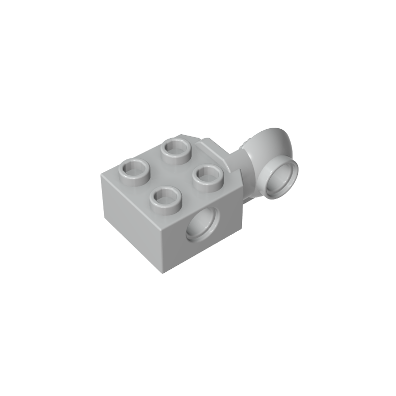 48171 | Technical Brick Modified 2 x 2 with Pin Hole and Rotation Joint Ball Half Vertical