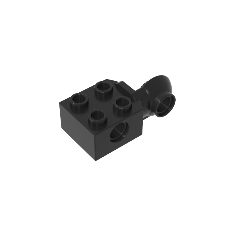 48171 | Technical Brick Modified 2 x 2 with Pin Hole and Rotation Joint Ball Half Vertical