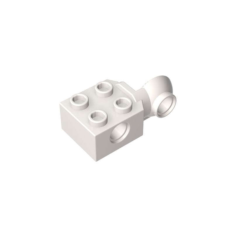 48171 | Technical Brick Modified 2 x 2 with Pin Hole and Rotation Joint Ball Half Vertical