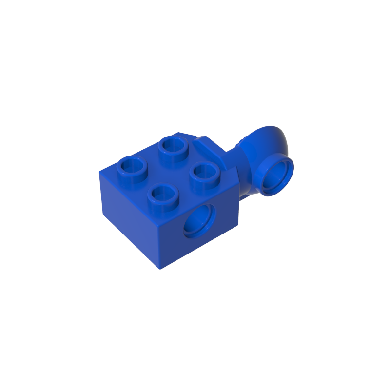 48171 | Technical Brick Modified 2 x 2 with Pin Hole and Rotation Joint Ball Half Vertical