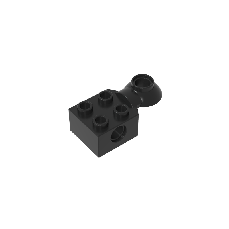 48170 | Technical Brick Modified 2 x 2 with Pin Hole and Rotation Joint Ball Half Horizontal