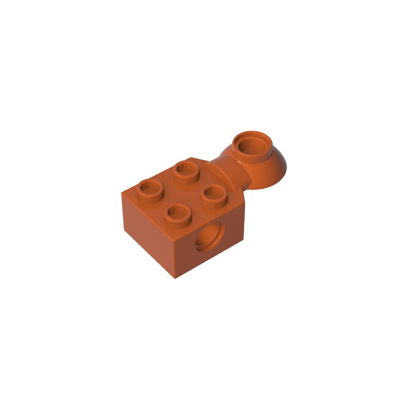 48170 | Technical Brick Modified 2 x 2 with Pin Hole and Rotation Joint Ball Half Horizontal